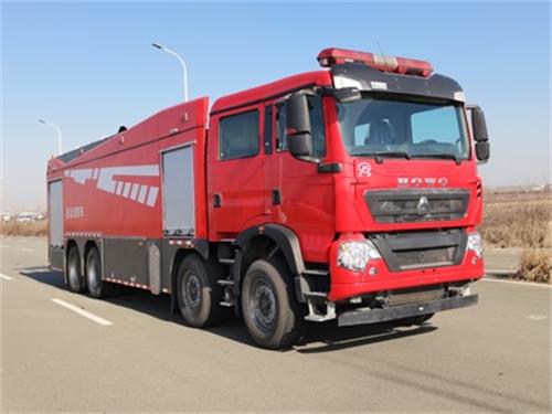 豪沃前四后八泡沫消防車(18噸)(國六)